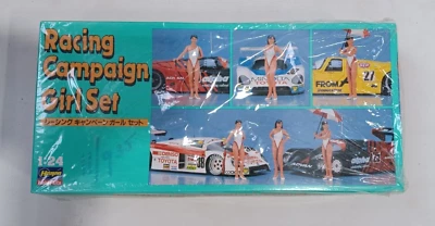 Vintage 1990 Hasegawa 1/24 Scale Racing Campaign Girl Set Plastic Model Kit - Image 1 of 3