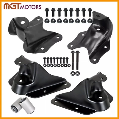 Juego de suspensión de grillete de resorte delantero y trasero para Ford F-150 1986-1996 Foto 1 de 4