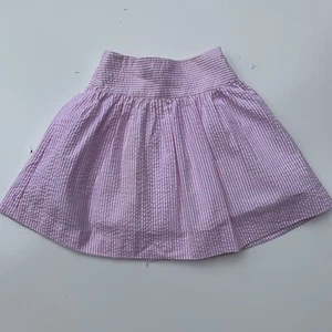Eland Boutique Girls Pink striped Seersucker side zip skirt size 4 - Picture 1 of 3