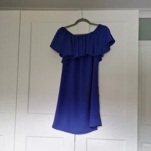 Kleid lila schulterfrei - Bild 1 von 2