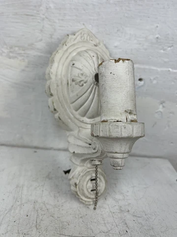 Antique Art Deco Federal Shield Back Wall Sconce Ornate Victorian Lot 6 Cover