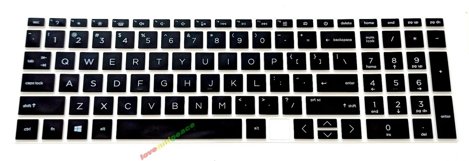 Keyboard Skin Cover Protector for HP Envy 17t-da*** 17-cw*** 17t-cw*** 17t-cr*** - Image 1 of 3