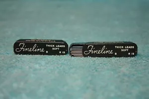 2 Vintage Zinn - Sheaffer's Fineline dicke Bleistiftminen weich Made in USA B R15 - Bild 1 von 1
