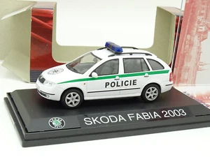 Abrex 1/43 - Skoda Fabia Kombi Break 2003 Polizei Polizei - Bild 1 von 1