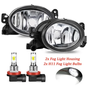Pair LED Fog Light Lamp For Mercedes-Benz CLS550 2007 2008 2009 2010 2011 - Picture 1 of 20
