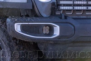 SS3 LED Fog Light Kit for 18-23 Jeep JL Sahara/Rubicon Sport w/Amber Backlight - Picture 1 of 9