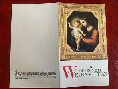 MICRONESIA 1986 MNH CARD CHRISTMAS VIRGIN MADONNA & CHILD - Image 1 of 4