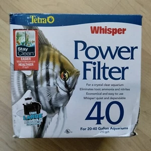 Tetra Whisper Power Filter for Aquariums, 3 Filters in 1, Up to 40-Gallons - Picture 1 of 5