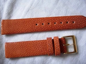 16 mm BRACELET GALUCHAT VERITABLE POLI ORANGE PRIX NORMAL 55€ AUDACIEUX ORIGINAL - Imagen 1 de 7