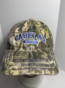 Hat Cabela's Women's Field Cap Purple Accents  Woodlands Camo Ladies/youth Used - Picture 1 of 7
