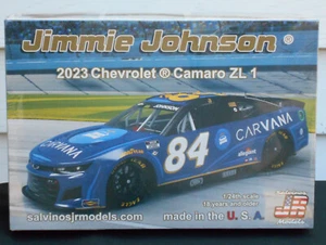 SALVINOS #84 CARVANA JIMMY JOHNSON 2023 CHEVROLET CAMARO ZL1 STOCK CAR KIT 1/24 - Picture 1 of 4
