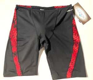 Nuovo costume da bagno DOLFIN uomo performance Jammer Blk LTF costume da bagno taglia 34 Dolphin - Foto 1 di 10