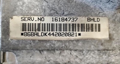 Computadora ecu 16184737 ecm 1994-1995 Chevy Camaro o Pontiac Firebird Foto 1 de 4