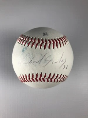 Bravos Marlins Tigres Aníbal Sánchez Firmado Liga Estatal de Florida Béisbol Foto 1 de 4