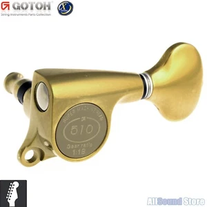 Mini sintonizadores GOTOH SGS510Z-S5-XG 6 en línea, relación 1:18 - L6 antiguo X-DORADO - Imagen 1 de 2