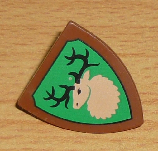 Lego Ritter 1 Schild aus Set 10305 (Hirsch), neue Version - Bild 1 von 1