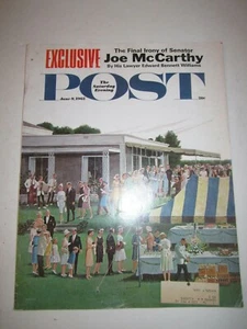 LOT OF 10 (1961 - 1963) SATURDAY EVENING POST MAGAZINES - ALL DIFFERENT - LOT 6 - Picture 1 of 11