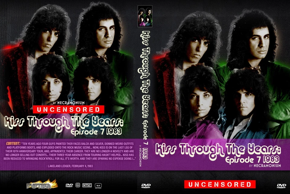 KISS THROUGH THE YEARS EPISODE 7 1983 DVD!! NEW SEALED!!TOM PETTY ADELE DUA LIPA - Image 1 of 1