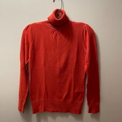 Suéter Cameo Cuello Alto Naranja Elástico Manga Larga, Talla Foto 1 de 4