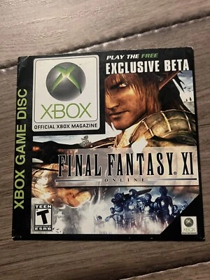 Final Fantasy XI Online Video Game Demo Disc #54 Official Xbox Magazine - Image 1 of 4