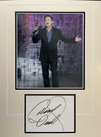 DONNY OSMOND - CHART TOPPING SUPERSTAR - EXCELLENT SIGNED PHOTO DISPLAY Cover