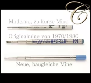 RIESENMINE für alte MONTBLANC KUGELSCHREIBER / Mine Refill Kugelschreibermine - Bild 1 von 2