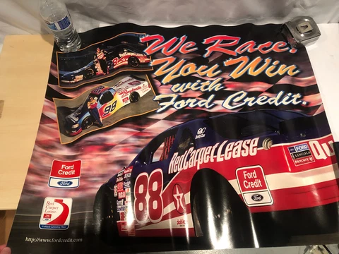 We Race You Win Poster incl Dale Jarrett 88 & Butch Miller 98 30" x 24" #UPST Cover