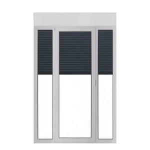 Balkontür 1600x 2300 mm Kunststofffenster mit Rollladen Terrassentür nach Maß - Bild 1 von 15