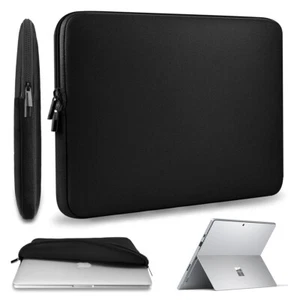 Black Soft-Touch Sleeve Case For 12.4" Surface Laptop Go 2/1 2022-20 Released - Picture 1 of 7