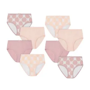 Buyless Fashion Girls Toddler Panties Assorted Soft Cotton Underwear 8 Pack - Picture 1 of 9