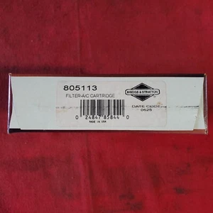 Genuine Briggs & Stratton 805113 Air Cleaner Cartridge Filter - Picture 1 of 3