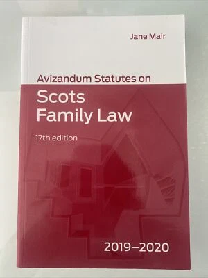Avizandum Statutes on Scots Family Law | 2019-2020 | 17th Edition | Jane Mair - Image 1 of 2