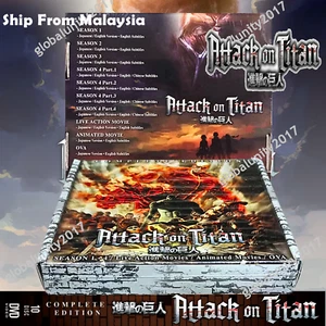 Attack on Titan 10 DVD Complete Series Season Movie OVA New Box Set English Dub - Picture 1 of 19