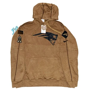 Nike New England Patriots Salute to Service Hoodie Authentic Sideline Pullover - Picture 1 of 10