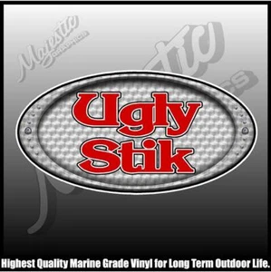 UGLY STIK - 210mm x 108mm - DECAL - BOAT CAR ESKY - Bild 1 von 1