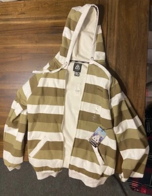 Suéter con Capucha Combo Blanco/Tostado/Oliva MATIX PARA Hombres pequeño nuevo con etiquetas Foto 1 de 4