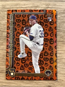 Aggiornamento Topps 2025 Chad Patrick Holiday Jack O'Lantern #US307 RC - Foto 1 di 2