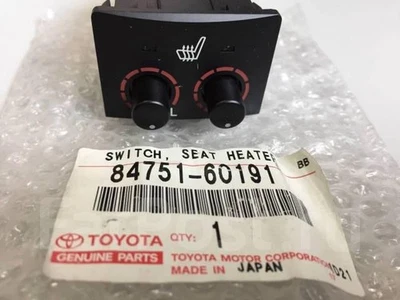 Interruptor URJ200 genuino Toyota Land Cruiser, calentador de asiento 84751-60191 OEM Foto 1 de 4