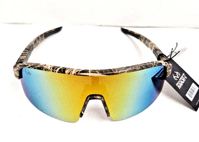 Camouflage Polarized Sunglasses Hunt Gold Mirror Rainbow Lense RealTree - Image 1 of 4