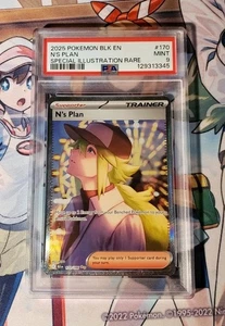 2025 Pokemon Black Bolt 170/086 N's Plan PSA 9 SIR Special Illustration Rare - Bild 1 von 2
