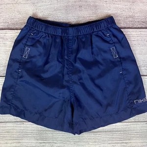 Vintage Y2k Nike Silver Tag Navy Blue Shorts size YOUTH Large - Picture 1 of 5