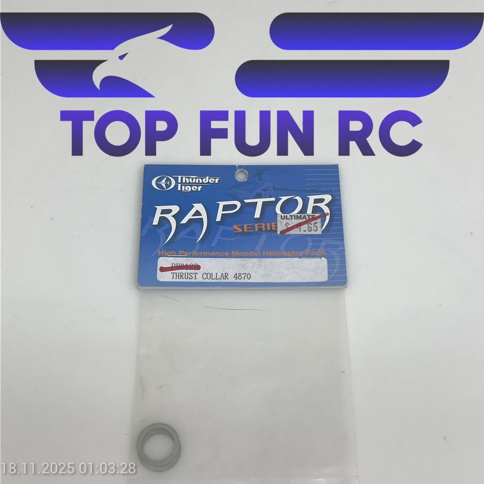 THUNDER TIGER PV0125 THRUST COLLAR 4870 FOR RAPTOR 90 HELICOPTER - Image 1 of 1