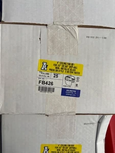 Case of 25- Arlington FB426 16 Cu In Press On Fan/Fixture Mounting Box - Picture 1 of 1