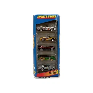 1998 HOT WHEELS SPORTS STARS CONFEZIONE REGALO 5 AUTO SET NUOVO MAI APERTO SCATOLA............102 - Foto 1 di 5