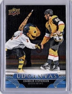 CHANDLER STEPHENSON Canvas #83 2023-24 NHL Upper Deck Series 1 UD GOLDEN KNIGHTS - Picture 1 of 2