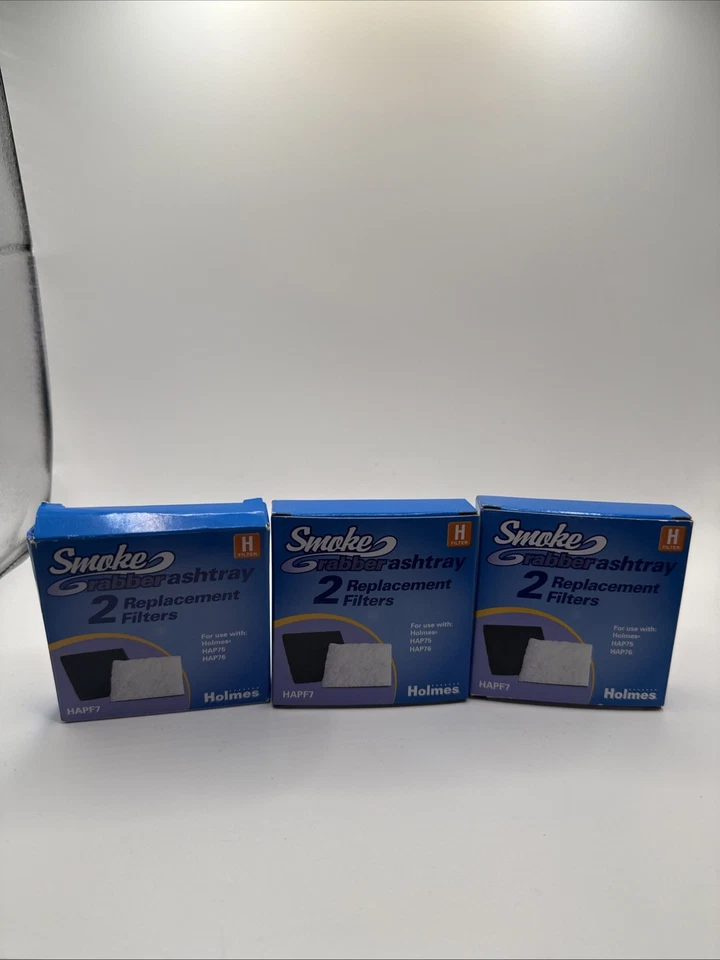 Lote de 3 cajas - Cenicero agarrador de humo filtros H 2-2 paquetes HAP76 o HAP75 Holmes Foto 1 de 1