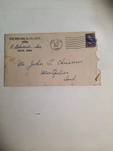 Carta cancelada franqueo Thomas Jefferson de 3 centavos masón Roanoke en 1948 - Imagen 1 de 4