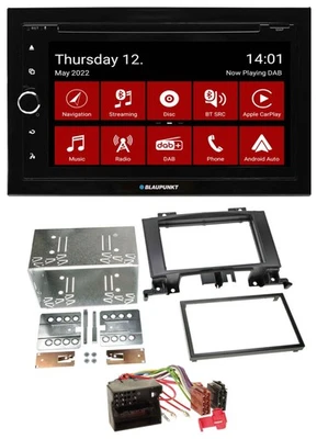 Blaupunkt MP3 DVD Bluetooth DAB 2DIN USB Autoradio für Mercedes Sprinter ab 06 W - Bild 1 von 4