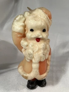 Vintage Gurley 5” Santa Christmas Candle  - Foto 1 di 4
