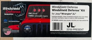 Windshield Defense™ Protection from Cracks & Breaks Jeep Wrangler 2018-2025, NEW - Picture 1 of 5